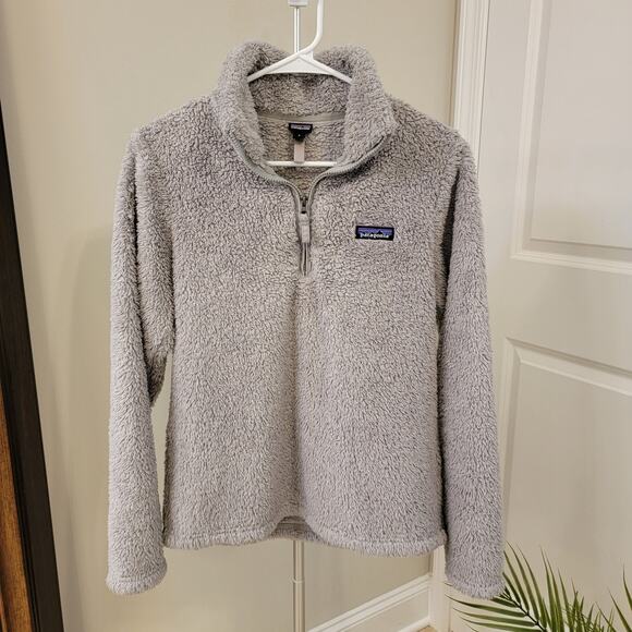 Patagonia Los Gatos 3/4 Zip Grey Fleece Pullover - Picture 1 of 8